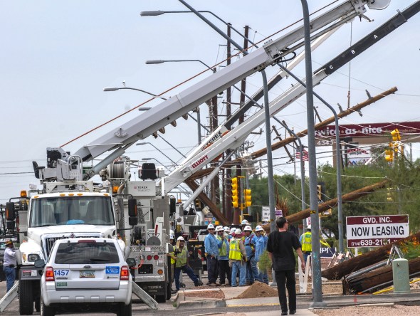 A WEEK LATER POLES ARE STILL DOWN 6429