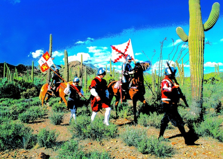 ERIC THING and Associates retraced Coronado's trail along the San Pedro River, dressed as the Expedition would have dressed.