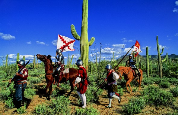 The beginning of History in the American West arrived with the Spanish exploration of the American South West.