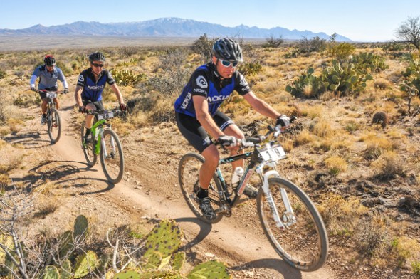 This thin ribbon of cactus free desert stretches 16 plus miles around Willow Springs Ranch.