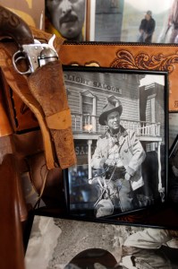 Among thousands of artifacts, photos and posters is a signed photo of Robert Taylor.