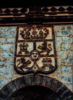  Spanish Royal Crest above the doorway